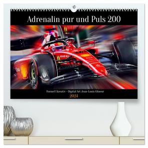 Adrenalin pur und Puls 200 (hochwertiger Premium Wandkalender 2024 DIN A2 quer), Kunstdruck in Hochglanz von Glineur,  Jean-Louis