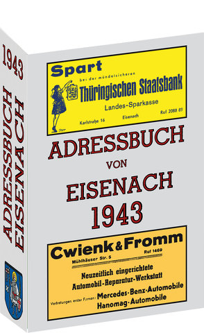 Adreßbuch von Eisenach 1943 von Rockstuhl,  Harald