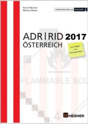 ADR/RID 2017 Österreich von Mayer,  Markus, Meixner,  Horst