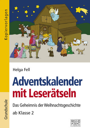 Adventskalender mit Leserätseln von Fell,  Helga