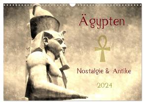 Ägypten Nostalgie & Antike 2024 AT Version (Wandkalender 2024 DIN A3 quer), CALVENDO Monatskalender von Hebgen,  Peter