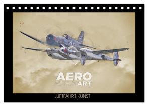 Aero Action Art – Luftfahrt Kunst (Tischkalender 2024 DIN A5 quer), CALVENDO Monatskalender von Delhanidis,  Nick