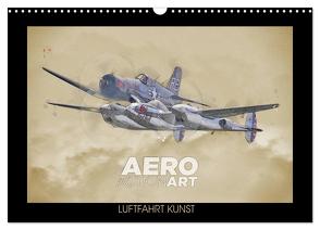 Aero Action Art – Luftfahrt Kunst (Wandkalender 2024 DIN A3 quer), CALVENDO Monatskalender von Delhanidis,  Nick