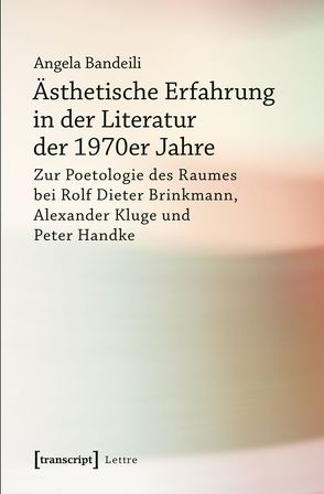 Ästhetische Erfahrung in der Literatur der 1970er Jahre von Bandeili,  Angela