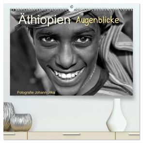 Äthiopien Augenblicke (hochwertiger Premium Wandkalender 2024 DIN A2 quer), Kunstdruck in Hochglanz von Jilka,  Johann