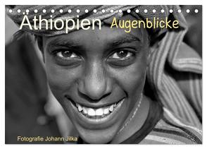 Äthiopien Augenblicke (Tischkalender 2024 DIN A5 quer), CALVENDO Monatskalender von Jilka,  Johann