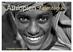 Äthiopien Augenblicke (Wandkalender 2024 DIN A2 quer), CALVENDO Monatskalender von Jilka,  Johann