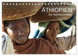 Äthiopien – das Hochland Afrikas (Tischkalender 2024 DIN A5 quer), CALVENDO Monatskalender von Siller,  Ronald