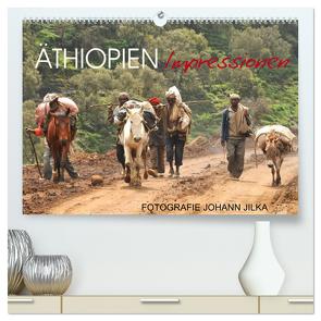 Äthiopien Impressionen (hochwertiger Premium Wandkalender 2024 DIN A2 quer), Kunstdruck in Hochglanz von Jilka,  Johann