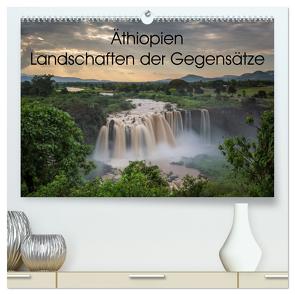 Äthiopien Landschaften der Gegensätze (hochwertiger Premium Wandkalender 2024 DIN A2 quer), Kunstdruck in Hochglanz von Hartung,  Salke