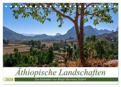 Äthiopische Landschaften (Tischkalender 2024 DIN A5 quer), CALVENDO Monatskalender von Harriette Seifert,  Birgit