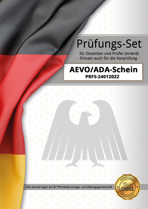 AEVO/ADA-Schein – Prüfungs-Set mit versiegeltem Lösungsbogen von Mueller,  Thomas