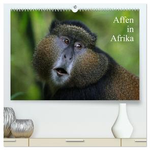 Affen in Afrika (hochwertiger Premium Wandkalender 2024 DIN A2 quer), Kunstdruck in Hochglanz von Herzog,  Michael
