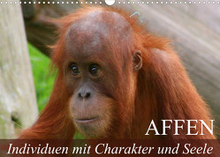 Affen – Individuen mit Charakter und Seele (Wandkalender 2023 DIN A3 quer) von Stanzer,  Elisabeth