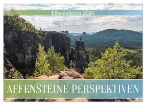 Affensteine Perspektiven – Elbsandstein (Wandkalender 2024 DIN A2 quer), CALVENDO Monatskalender von Walther,  Kevin
