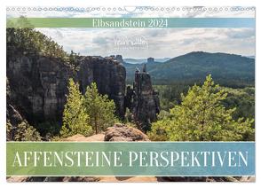Affensteine Perspektiven – Elbsandstein (Wandkalender 2024 DIN A3 quer), CALVENDO Monatskalender von Walther,  Kevin