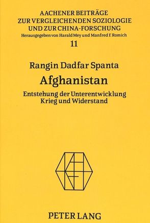 Afghanistan von Dadfar Spanta,  Rangin