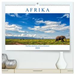Afrika, eine Reise durch den schwarzen Kontinent (hochwertiger Premium Wandkalender 2024 DIN A2 quer), Kunstdruck in Hochglanz von Zech Fotografie,  Michael