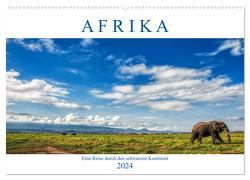 Afrika, eine Reise durch den schwarzen Kontinent (Wandkalender 2024 DIN A2 quer), CALVENDO Monatskalender von Zech Fotografie,  Michael