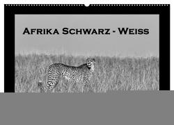 Afrika Schwarz – Weiss (Wandkalender 2024 DIN A2 quer), CALVENDO Monatskalender von Stern,  Angelika