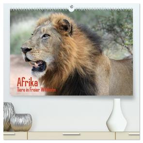 Afrika. Tiere in freier Wildbahn (hochwertiger Premium Wandkalender 2024 DIN A2 quer), Kunstdruck in Hochglanz von Stanzer,  Elisabeth