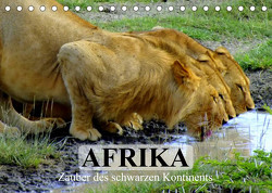 Afrika. Zauber des schwarzen Kontinents (Tischkalender 2023 DIN A5 quer) von Stanzer,  Elisabeth
