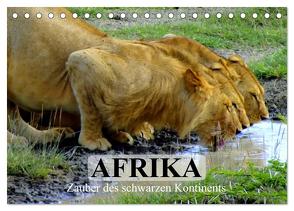 Afrika. Zauber des schwarzen Kontinents (Tischkalender 2024 DIN A5 quer), CALVENDO Monatskalender von Stanzer,  Elisabeth