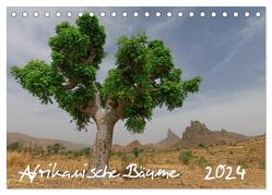 Afrikanische Bäume (Tischkalender 2024 DIN A5 quer), CALVENDO Monatskalender von Wolf,  Gerald