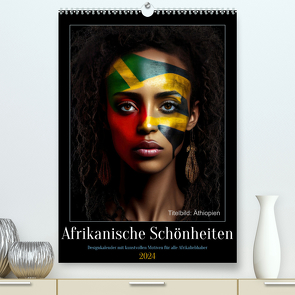 Afrikanische Schönheiten (hochwertiger Premium Wandkalender 2024 DIN A2 hoch), Kunstdruck in Hochglanz von Rübsamen,  Peter
