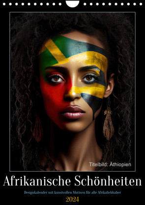 Afrikanische Schönheiten (Wandkalender 2024 DIN A4 hoch), CALVENDO Monatskalender von Rübsamen,  Peter