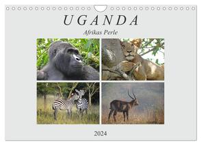 Afrikas Perle Uganda (Wandkalender 2024 DIN A4 quer), CALVENDO Monatskalender von Flori0,  Flori0