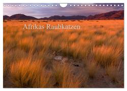 Afrikas Raubkatzen (Wandkalender 2024 DIN A4 quer), CALVENDO Monatskalender von Voss,  Michael