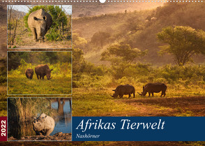 Afrikas Tierwelt: Nashörner (Wandkalender 2022 DIN A2 quer) von Voß & Doris Jachalke,  Michael