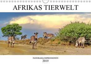 AFRIKAS TIERWELT Panorama Impressionen (Wandkalender 2019 DIN A4 quer) von N.,  N.