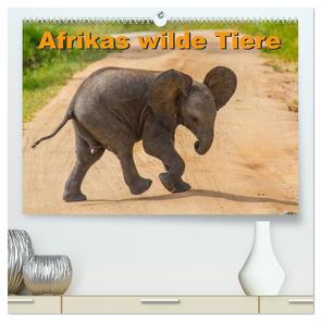 Afrikas wilde Tiere (hochwertiger Premium Wandkalender 2024 DIN A2 quer), Kunstdruck in Hochglanz von Struckmann /FSTWildlife,  Frank