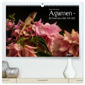 Agamen – Echsen aus der Urzeit (hochwertiger Premium Wandkalender 2024 DIN A2 quer), Kunstdruck in Hochglanz von Schumann,  Bianca