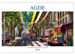 Agde – die schwarze Perle des Languedoc (Wandkalender 2024 DIN A3 quer), CALVENDO Monatskalender von Bartruff,  Thomas
