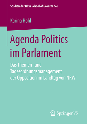 Agenda Politics im Parlament von Hohl,  Karina