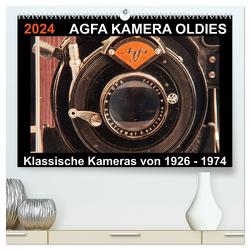 AGFA KAMERA OLDIES Klassische Kameras von 1926 – 1974 (hochwertiger Premium Wandkalender 2024 DIN A2 quer), Kunstdruck in Hochglanz von Fraatz,  Barbara