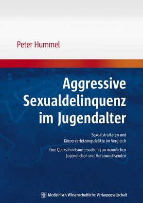 Aggressive Sexualdelinquenz im Jugendalter von Hummel,  Peter