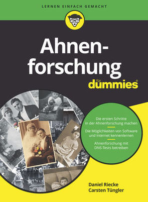 Ahnenforschung für Dummies von Riecke,  Daniel, Tüngler,  Carsten