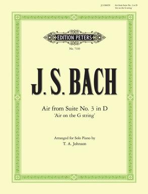 Air D-Dur „Air on the G String“ von Bach,  Johann Sebastian, Johnson,  Thomas A.