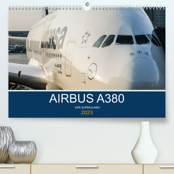 Airbus A380 Superjumbo 2022 (Premium, hochwertiger DIN A2 Wandkalender 2023, Kunstdruck in Hochglanz) von Thoma,  Sebastian