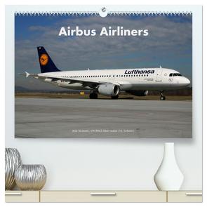 Airbus Airliners (hochwertiger Premium Wandkalender 2024 DIN A2 quer), Kunstdruck in Hochglanz von Wubben,  Arie