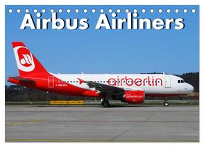 Airbus Airliners (Tischkalender 2024 DIN A5 quer), CALVENDO Monatskalender von Wubben,  Arie