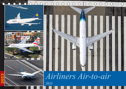 Airliners Air-to-air (Tischkalender 2023 DIN A5 quer) von Breidenstein,  Timo