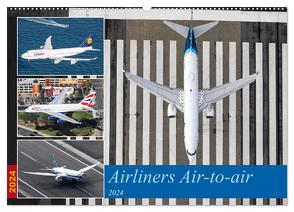Airliners Air-to-air (Wandkalender 2024 DIN A2 quer), CALVENDO Monatskalender von Breidenstein,  Timo
