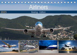 Airliners – Boeing Edition (Tischkalender 2023 DIN A5 quer) von Breidenstein,  Timo