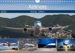 Airliners – Boeing Edition (Wandkalender 2023 DIN A4 quer) von Breidenstein,  Timo