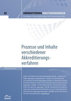 Akkreditierung von Studiengängen – Heft 2 von Braband,  Gangolf, Hanny,  Birgit, Heumann,  Christoph, Hopbach,  Achim, Jasper,  Judith, Kohler,  Jürgen, Künzel,  Rainer, Moser,  Marion